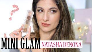 Natasha Denona Mini Glam Palette New Mini Glam eyeshadow Palette Try on and Comparisons