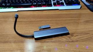 Хаб Ugreen с Type-C и переходник Cabletime TYPE-C на Male-USB 3.0  Обзор замеры скорости