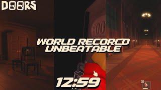 DOORS WORLD RECORD DUOS 1259 NEAR PERFECT RUN