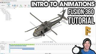 Getting Started Creating ANIMATIONS in Fusion 360 - Beginners Start Here
