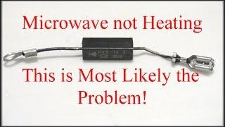 Microwave Not Heating--Easy Fix
