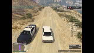 #3 Failed Car Hijacking and Escape from Police on Majestic RP GTA5 Server 1.