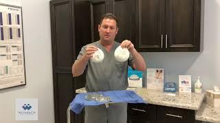 Dr. Weinrach discusses differences between breast implants brands fillers shells profiles.