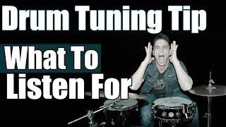 HOW TO TUNE A DRUM Tuning Tip # 2- What To Listen For from The Raw Series