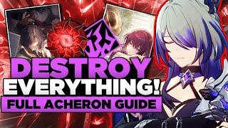 ULTIMATE Acheron Guide Best builds debuffers light cones relics and teams Honkai Star Rail