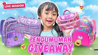  LIVE GIVEAWAY  SAMANTHA BAGI BAGI TAS SPESIAL LAUNCHING LAGU SAMANTHA PAPA MAMA