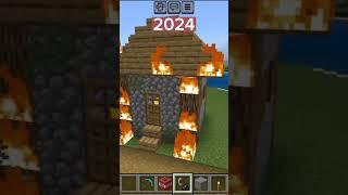 Minecraft 2024 to 2069 ️‍ #shorts #minecraft #gaming