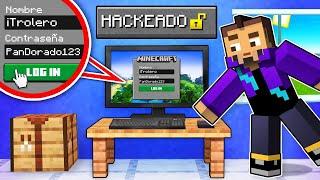 HE HACKEADO la CUENTA de MINECRAFT de MI AMIGO 