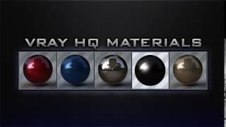 Cinema 4D High Quality VRAY Materials Pack Free Download