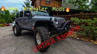 TOP 5 BEST MODS for UNDER $300 for Jeep Wrangler- MUST WATCH