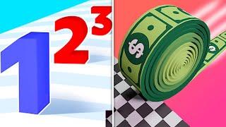 Number Master  Brick Builder Spiral Roll - ALL LEVELS iOSAndroid Gameplay