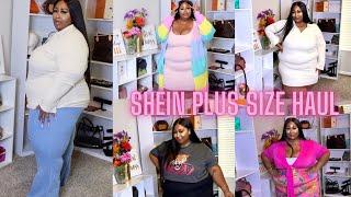 NOT SHEIN JEANS ACTUALLY FITTING?? SHEIN PLUS SIZE CLOTHING HAUL FALL ESSENTIALS