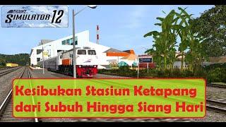 Trainz Simulator Indonesia  Kesibukan Stasiun Paling Timur di Jawa St. Ketapang  Banyuwangi Baru