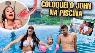 Entramos na PISCINA do HOTEL *2 DIAS COM A GENTE* 