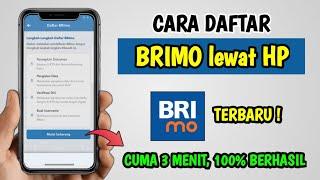 Cara Daftar BRIMO  Cara Daftar M Banking BRI