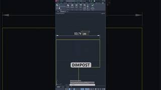 Autocad Fast Dimension  DIMPOST Command  Autocad Tricks