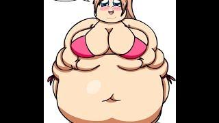 Sakura Kaedes Weight Gain Before and After Mistystuffer Version