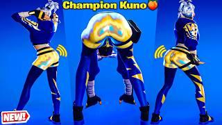 Fortnite Champion Kuno Skin Showcase Thicc  Top Tiktok Emotes & Dances  Hot New C5S4 FNCS Outfit