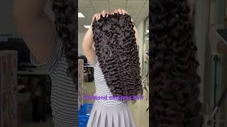 Burmese curly bundles  top quality hair  diamond empress hair factory