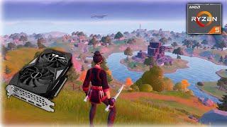 RX 5500 XT + Ryzen 5 5600G Fortnite Gameplay