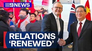 Australia-China relations renewed with visit from China’s premier  9 News Australia