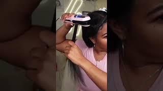 Trimming my spilt ends with this new gadget  #naturalhair #straighthair #naturalhairgoals