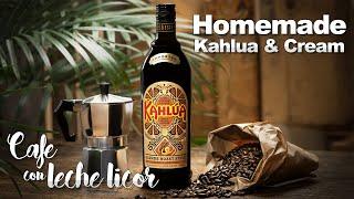 Kahlua Recipe  Homemade Coffee and Cream Liqueur Holiday Drink Inspired by Cuban Café con Leche