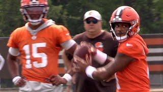 Deshaun Watson in action on final day of Browns minicamp