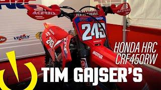 FACTORY BIKE  Tim Gajsers Honda HRC CRF450RW