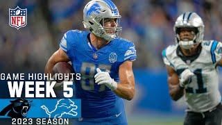 Carolina Panthers vs. Detroit Lions Game Highlights  NFL 2023 Week 5