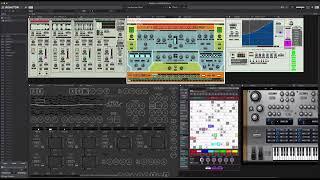 Drum and Bass Neurofunk Breakcore DNB IDM LO-FI Advanced AI Sampling Synthesizer - Conceptual Model