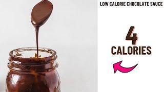 Low calorie chocolate sauce recipe perfect for low calorie desserts