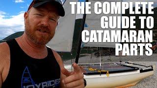 Beginner catamaran sailing lesson️parts of the boat