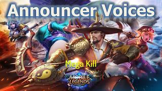 Mobile Legends New Announcer Voices