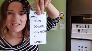 German Word Order Tutorial - part one Connectives