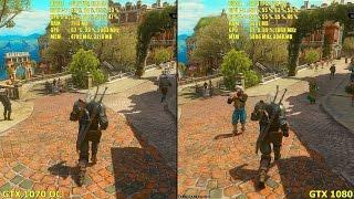 GTX 1070 Overclocked Vs GTX 1080 Stock The Witcher 3 1440p Maxed Out Frame Rate Comparison