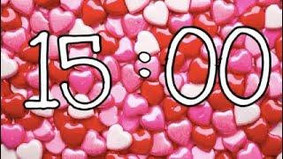 Valentine’s Day 15 Minute Countdown Timer With Music ️ - NO ADS During the Video