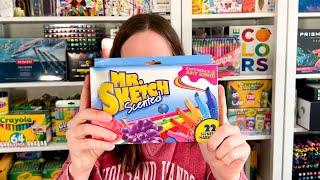 Will I Guess the Right Scent? Label Smell and Swatch 22 Colors of Mr. Sketch Markers