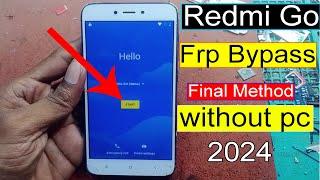 REDMI GO FRP BYPASS M1903C3GG 8.1.0 GOOGLE ACCOUNT BYPASS 2022 WITHOUT PC