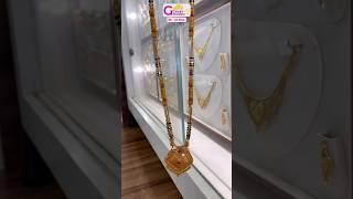 22 Carat Gold Chain Mangalsutra Design With Weight  #shorts
