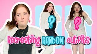 Recreating RANDOM Outfits Challenge⁉️