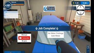 PowerWash Simulator Van Water Challenge Gold Medal Strategy