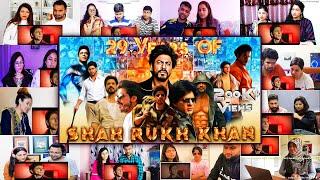 Tribute To Shah Rukh Khan  29 Years Of SRK In Bollywood Mashup  Mix Mashup Reaction