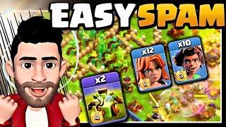 Easy Wins in TH15Th16 Learn the Most Effective SPAM Attack Strategy Today Clash of Clans