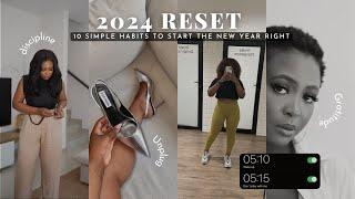 10 Simple habits i followed to start the new year right  2024 RESET