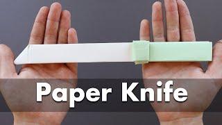 How to make a Paper Weapon. Paper Knife that Looks Real