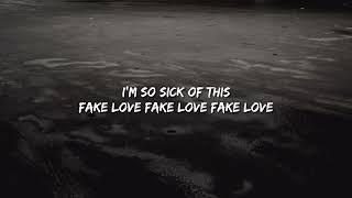 BTS Fake Love Songs  KARAOKE Instrumental With Lyrics  BTS Fake Love Song Lyrics  #bts