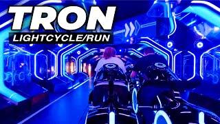 NEW TRON LightcycleRun FULL Ride POV 4K Magic Kingdom Walt Disney World  Roller Coaster