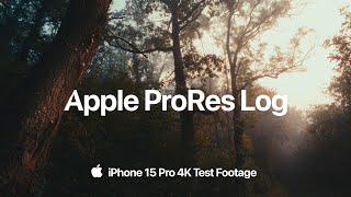 iPhone 15 Pro  ProRes LOG Film Emulation +Test Footage