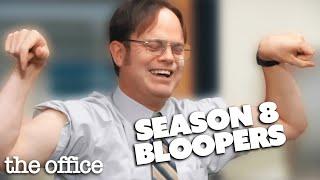 The Office Season 8 Bloopers  ft. John Krasinski Rainn Wilson & More  Comedy Bites